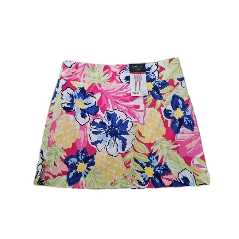 Rafaella XL Tropical Floral Skort NWT Golf Resort